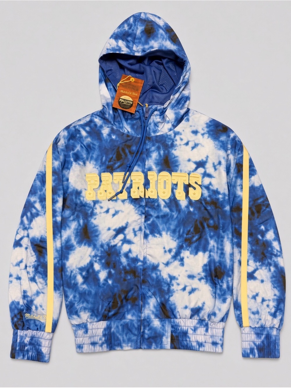 Vintage Mitchell & Ness New England Patriots Windbreaker Hoodie NEW Woman's S